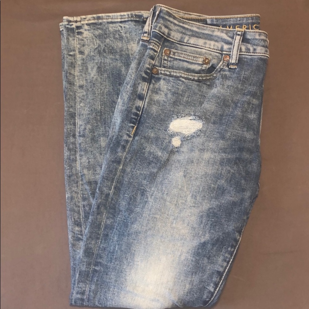 BLue Ripped Jeans - Picture 2 of 2